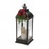 Фотография товара 'Neon-Night 513-049 Декоративный фонарь с тремя свечами, бронзовый корпус, размер 24х24х65см'