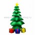 Фотография товара 'Neon-night 3D фигура надувная Подарки под Елкой, 240 см, подсветка 5 ламп 511-043'