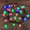 Neon-night Гирлянда с насадками (шарики, снежинки, елочки) 30 LED, 4,4 м с контроллером 303-064