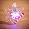 Neon-Night Фигура светодиодная на присоске Снежинка со снеговиком, RGB 501-021