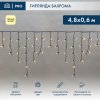 Neon-night Гирлянда светодиодная «Айсикл» («Бахрома») 4,8х0,6 м, эффект мерцания, 255-176